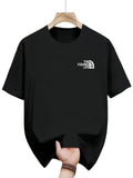 American Style round Neck Short Sleeve T-Shirt Men's Summer Fashion Casual  Loose Fit Printed Men's Clothing