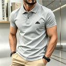 Summer short sleeved men's polo shirt high-end sports brand top new comfortable and breathable casual lapel T-shirt