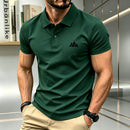 Summer short sleeved men's polo shirt high-end sports brand top new comfortable and breathable casual lapel T-shirt