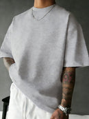 Summer New Product Printed Men's Round-Neck Pure Cotton Trendy Short-Sleeved T-Shirt Which Is Comfortable Fashionable Versatile