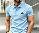 Summer short sleeved men's polo shirt high-end sports brand top new comfortable and breathable casual lapel T-shirt