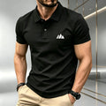 Summer short sleeved men's polo shirt high-end sports brand top new comfortable and breathable casual lapel T-shirt