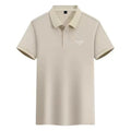 Summer new men's short sleeved polo shirt comfortable and breathablehigh-end brand designer T-shirt