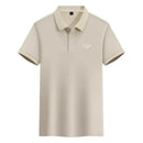 Summer new men's short sleeved polo shirt comfortable and breathablehigh-end brand designer T-shirt