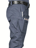 Calça Cargo Tática Masculina Plus Size, Multi-Bolsos para Trilha e Pesca