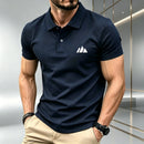 Summer short sleeved men's polo shirt high-end sports brand top new comfortable and breathable casual lapel T-shirt