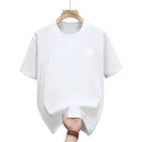 American Style round Neck Short Sleeve T-Shirt Men's Summer Fashion Casual  Loose Fit Printed Men's Clothing