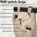 Calça Cargo Tática Masculina Plus Size, Multi-Bolsos para Trilha e Pesca