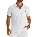 Summer Mens Short Sleeve T-Shirt Solid Lightweight Lapel Polo Shirt Breathable Shirts Thin Gym Tshirts Quick Dry Shirts for Men