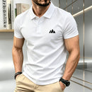 Summer short sleeved men's polo shirt high-end sports brand top new comfortable and breathable casual lapel T-shirt