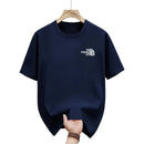 American Style round Neck Short Sleeve T-Shirt Men's Summer Fashion Casual  Loose Fit Printed Men's Clothing